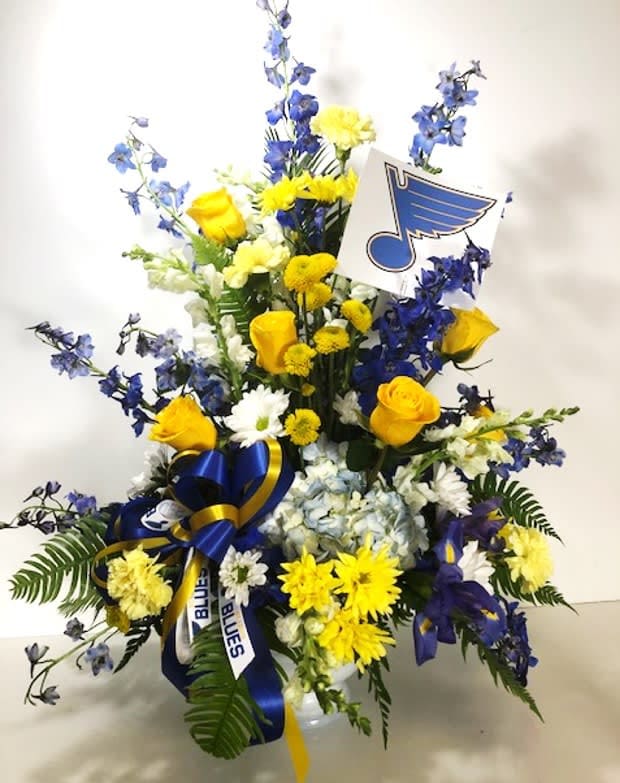 St. Louis Blues Sympathy Arrangement