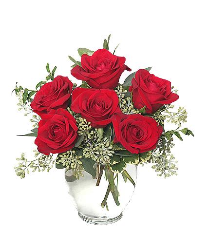 Rosey RomanceRed Rose  Bouquet