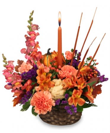 FRUITFUL FALL
  Basket  Arrangement
 Flower Bouquet