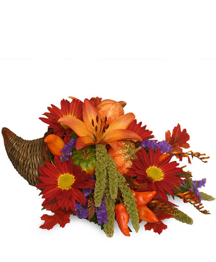 BOUNTIFUL CORNUCOPIA
Thanksgiving  Bouquet Flower Bouquet