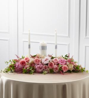 Worldwide Romance Unity Candle Arrangement