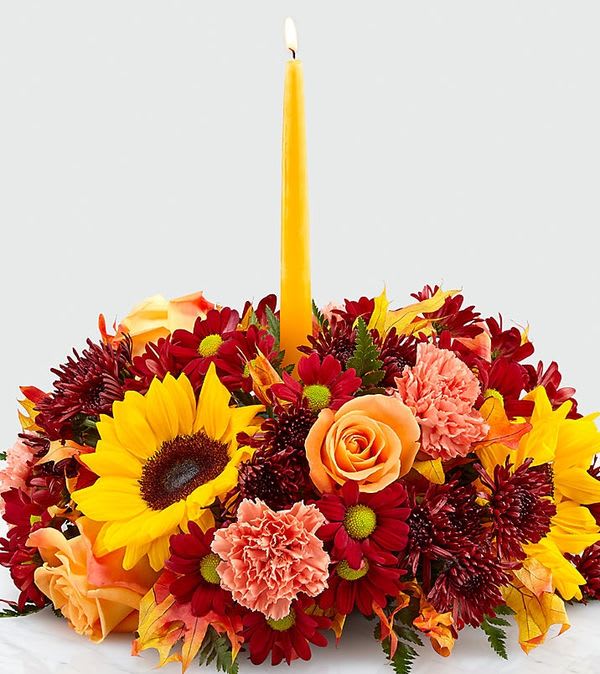 Giving Thanks Candle Centerpiece