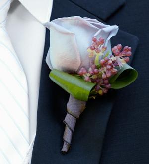 The FTD® Nottingham™ Boutonniere