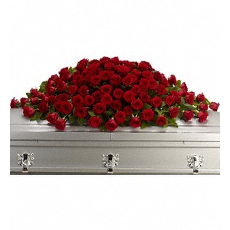 Greatest Love Casket Spray Flower Bouquet