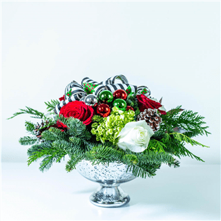 Jazzy Christmas Flower Bouquet