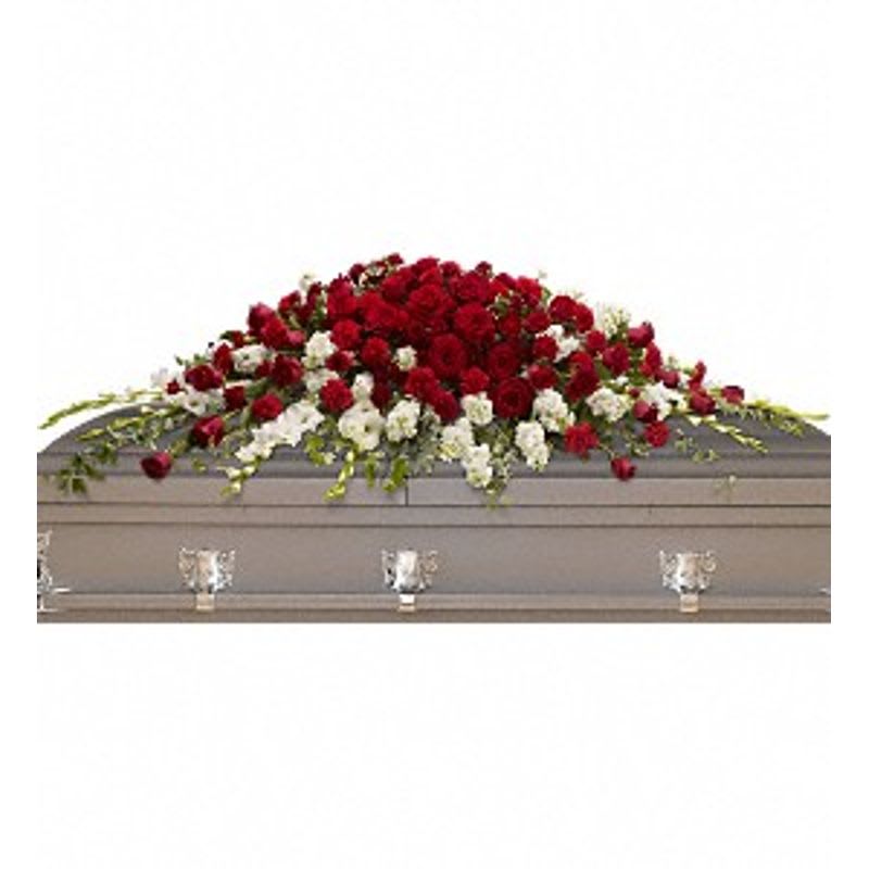 Garden of Grandeur Casket Spray Flower Bouquet
