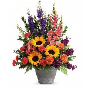 Teleflora's Hues Of Hope Bouquet DX Flower Bouquet