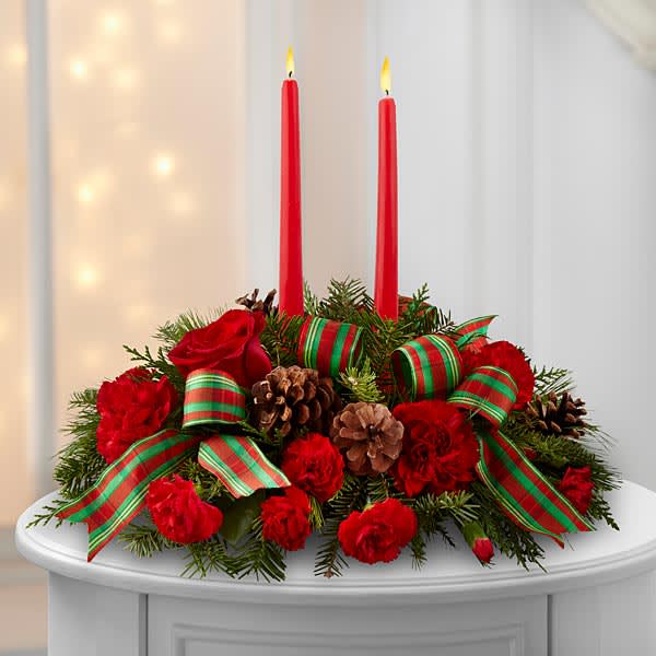 The FTD® Holiday Classics™ Centerpiece by Better Homes and Gardens®