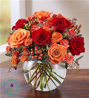 Autumn Medley™ by Real Simple® Flower Bouquet