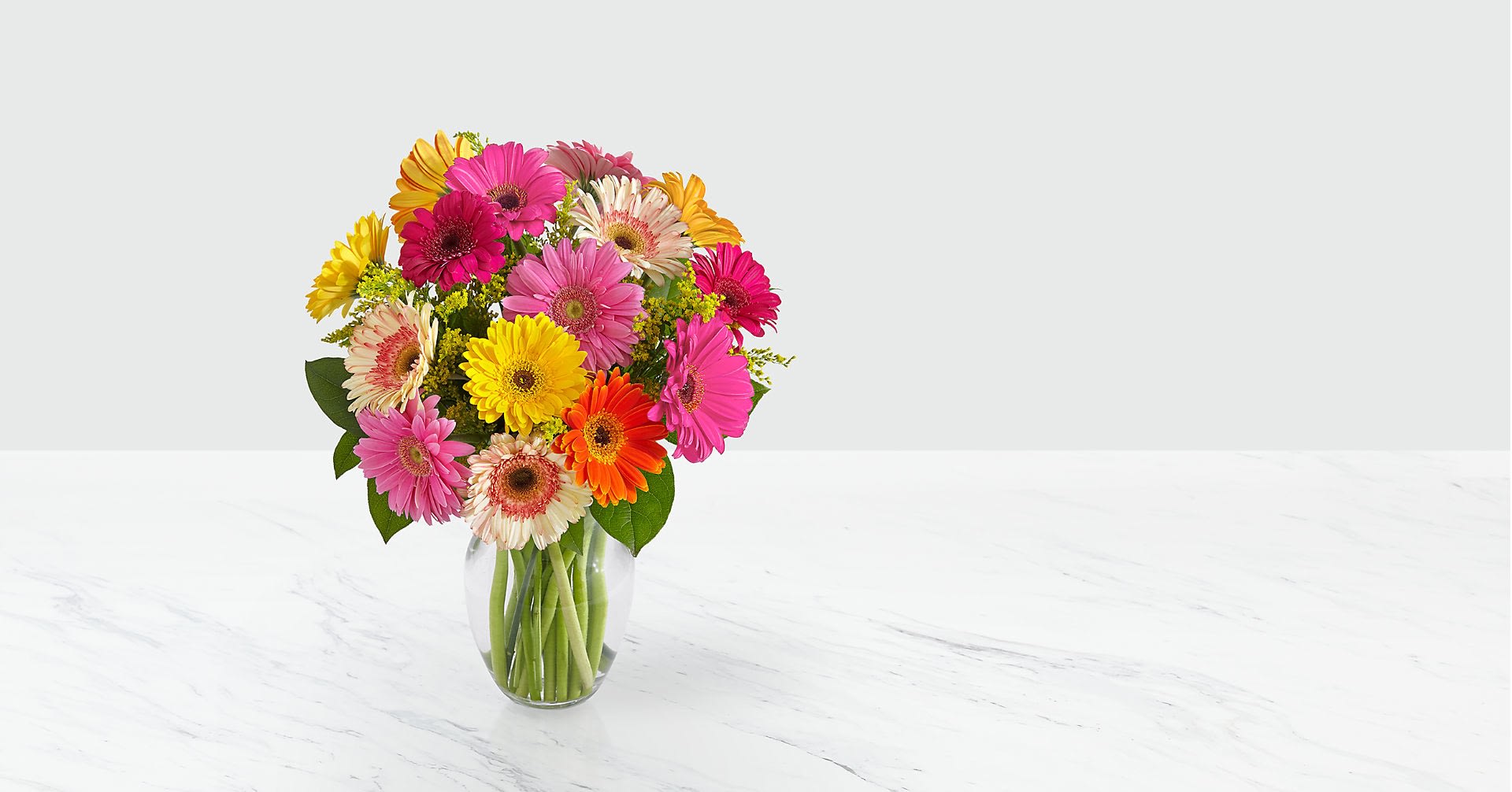 Colorful World Gerbera Daisy Bouquet