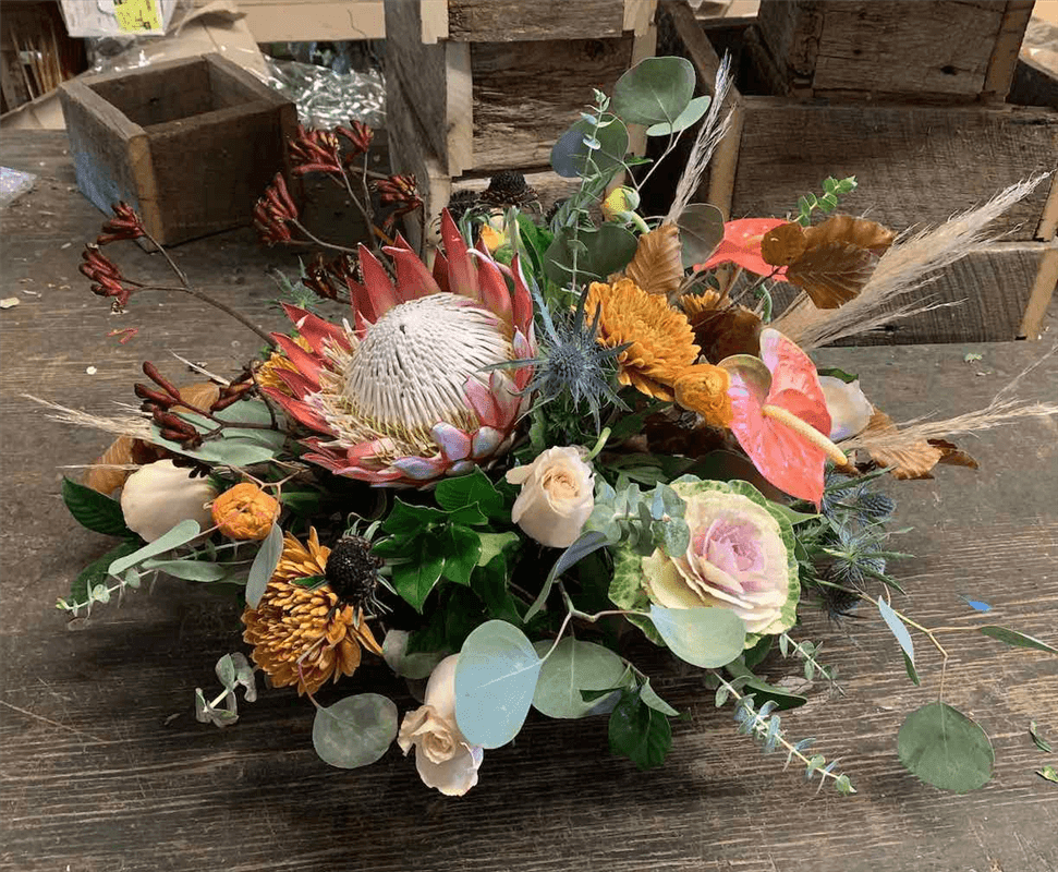 Fall Boho Arrangement Flower Bouquet