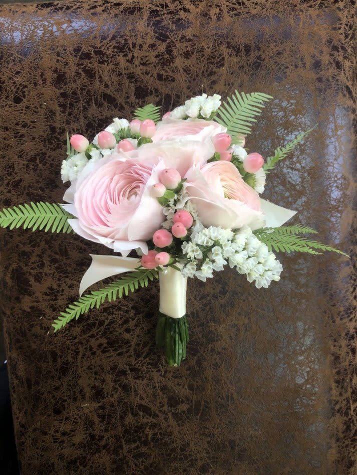 Sweet Ranuculus and Berry Nosegay