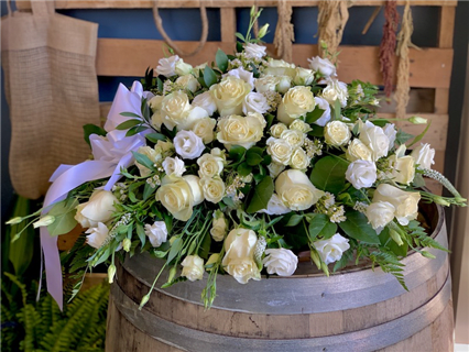 Purity and Peace Casket Spray