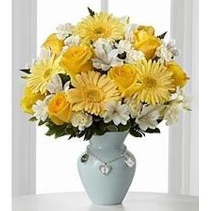 New Mother's Charmâ„¢ Bouquet - Boy Flower Bouquet