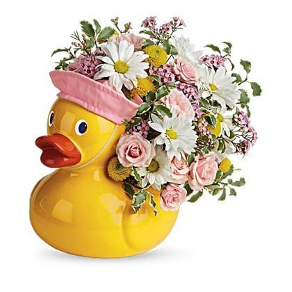 Sweet Little Pink Ducky Bouquet Flower Bouquet