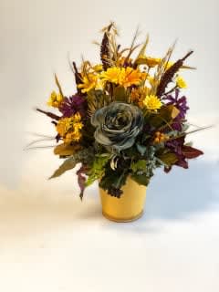 Golden West Silk Bouquet Flower Bouquet