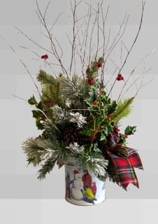 Trails End Silk Christmas Bouquet