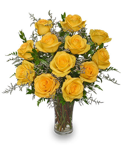 LEMON DROP ROSES Flower Bouquet