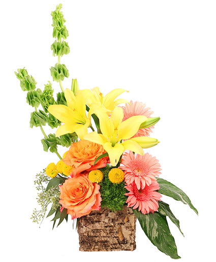 AMBER LILIES Flower Bouquet