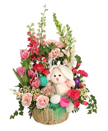 BUNNY BLOOMS BASKET