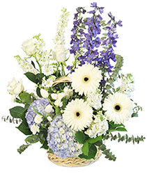 BLUE BUNDLES OF JOY Flower Bouquet