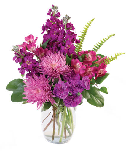 Very Violet Flower Bouquet