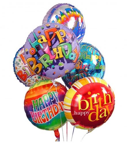 Balloon Bouquet (6) Any Occasion. Flower Bouquet