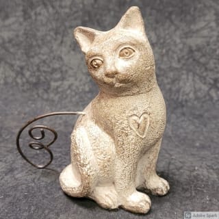 10037 Cat Memorial Figure -Forever Loved