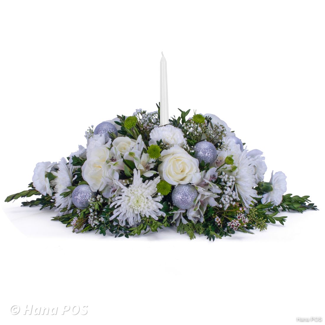 Winter Wonderland Centerpiece Flower Bouquet
