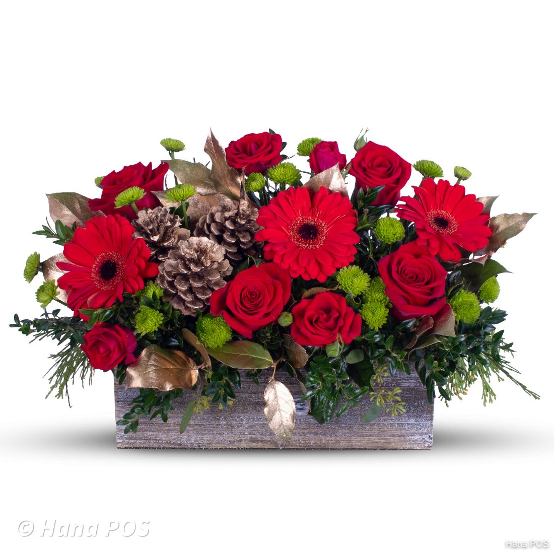 Red Christmas Flowerbox