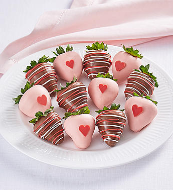 Valentine Wishes™ Dipped Strawberries Flower Bouquet