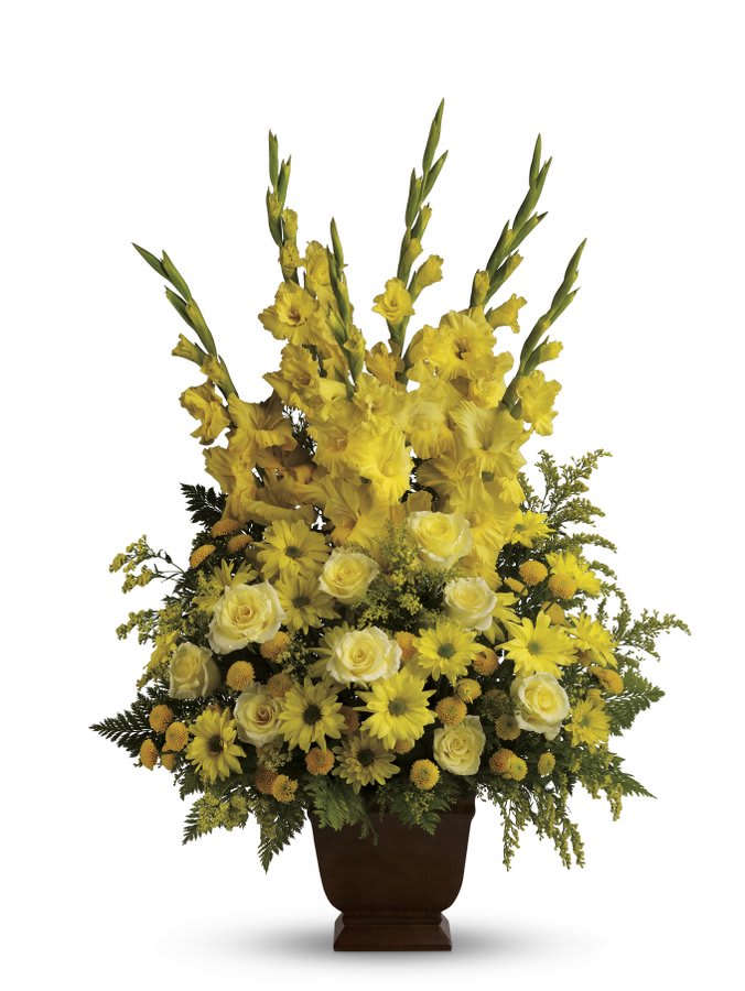 Mixed Yellow Friendship Urn