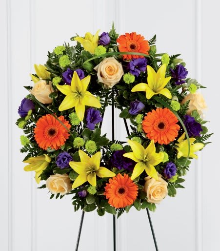 Mixed Brights Wreath