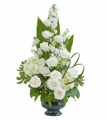 Elegant Whites Floor Basket