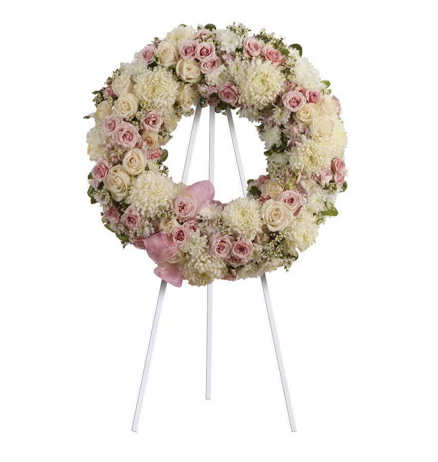 Pink & White Wreath