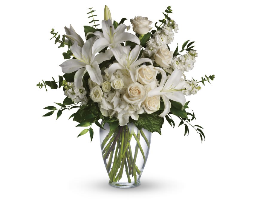 Mixed White Vased Arrangement