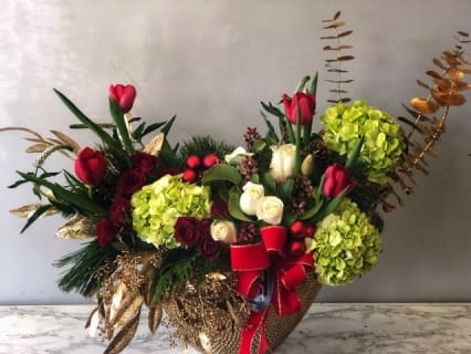 Amber light Flower Bouquet