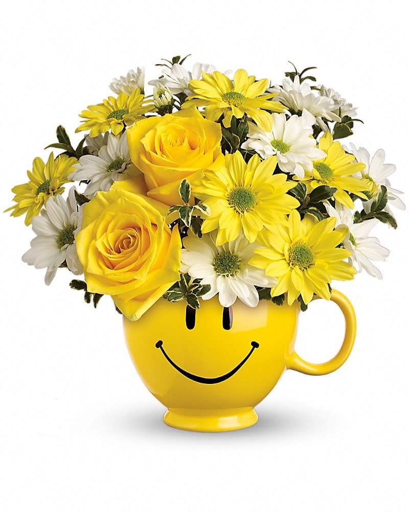 Teleflora's Be Happy® Bouquet with Roses