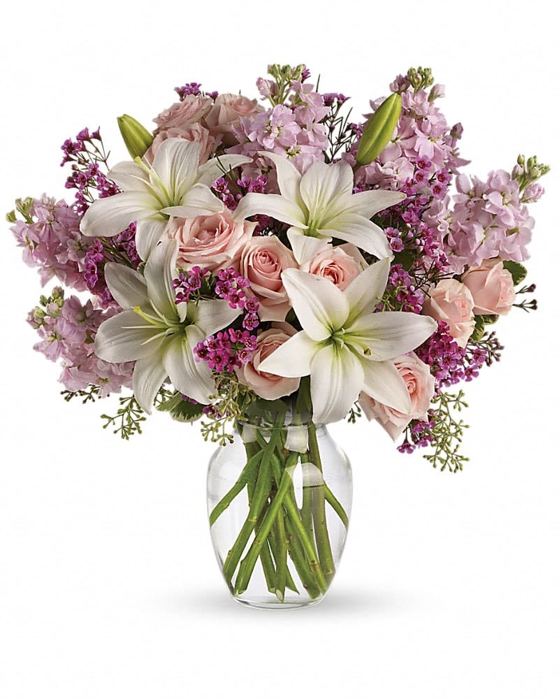 Blushing Petals Flower Bouquet