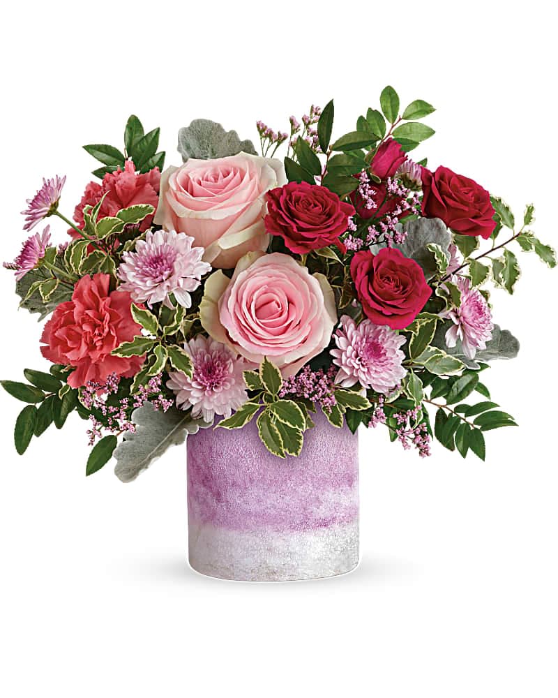 Teleflora's Washed In Pink Bouquet