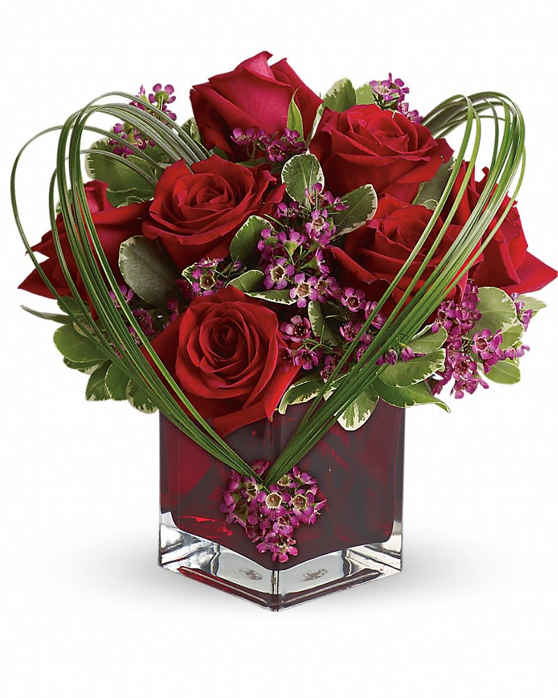 Sweet Thoughts Bouquet with Red Roses