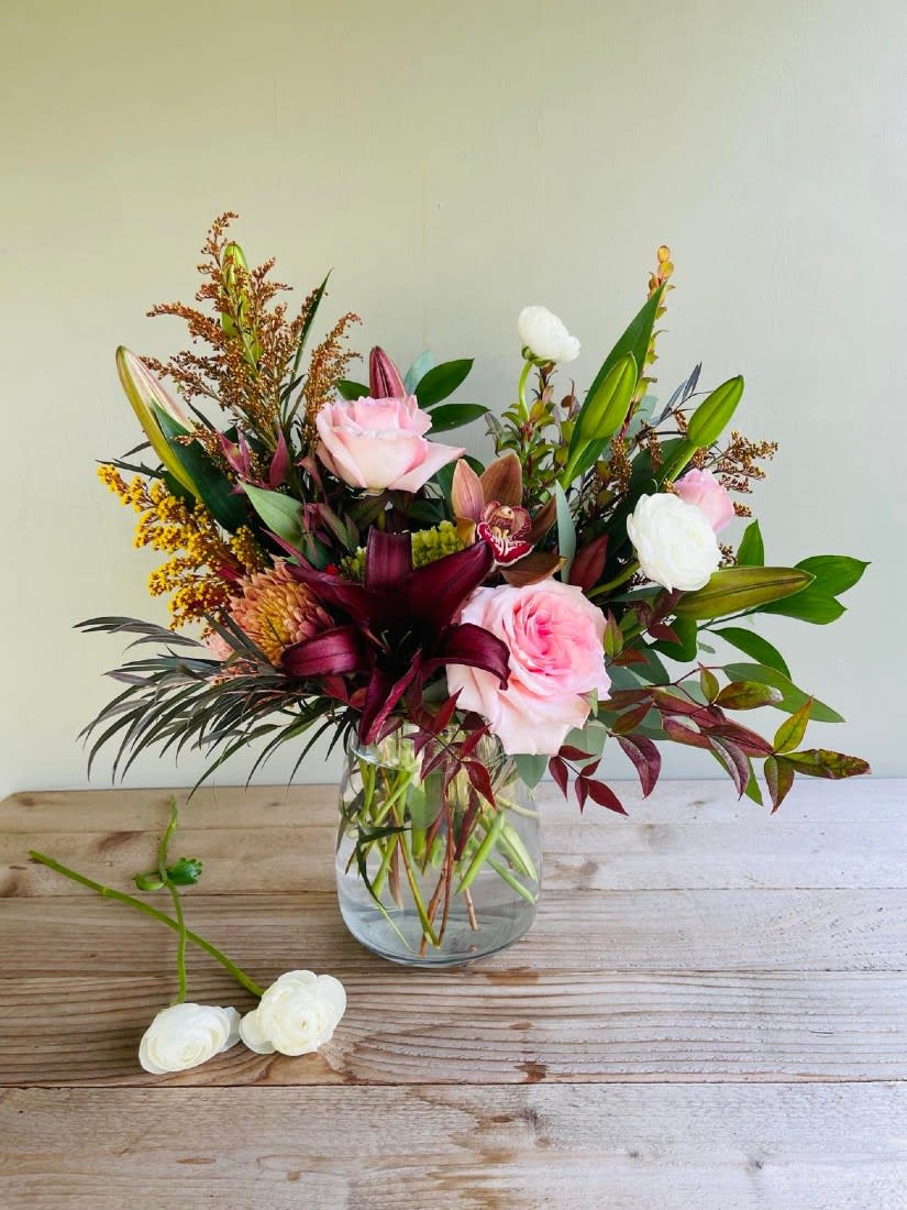 Fall Holiday Love Flower Bouquet