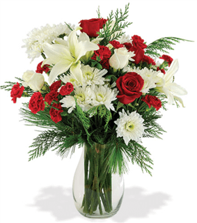 Holiday Blooms Flower Bouquet