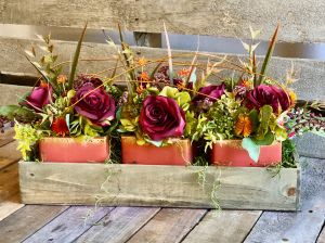 Farmhouse Trio - Silk Flower Bouquet