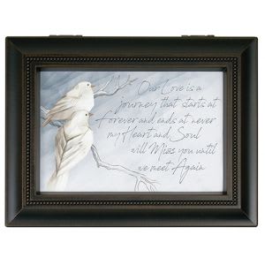 Until We Meet Again Music Box Flower Bouquet