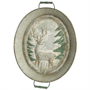 Oval Deer Tray / Wall Hanging