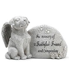 Memorial Plaque with Dog