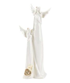 Angels with Creme Flowers Flower Bouquet