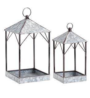 Galvanized House Lantern