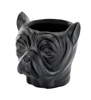 French Bulldog Head Planter